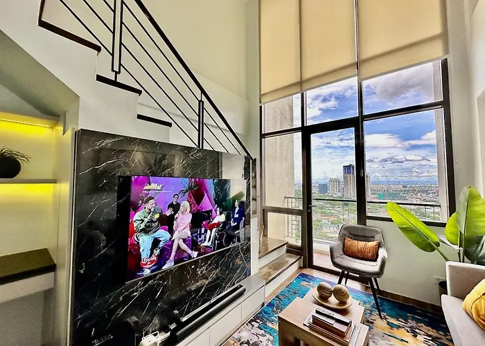 Apartment Huge 100-sqm 3br Loft Near Greenbelt Makati